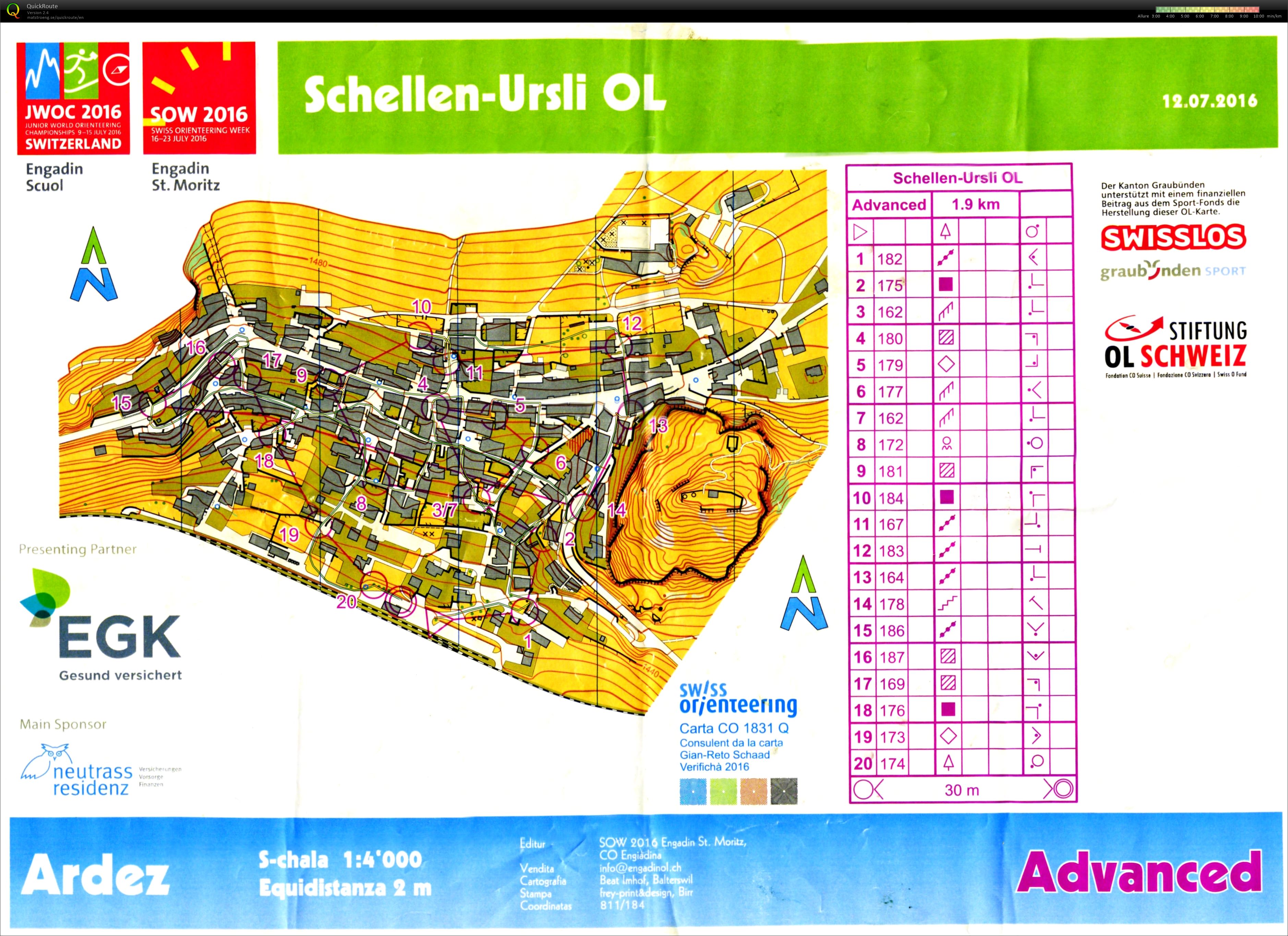 Schellen-Ursli OL (12.07.2016)