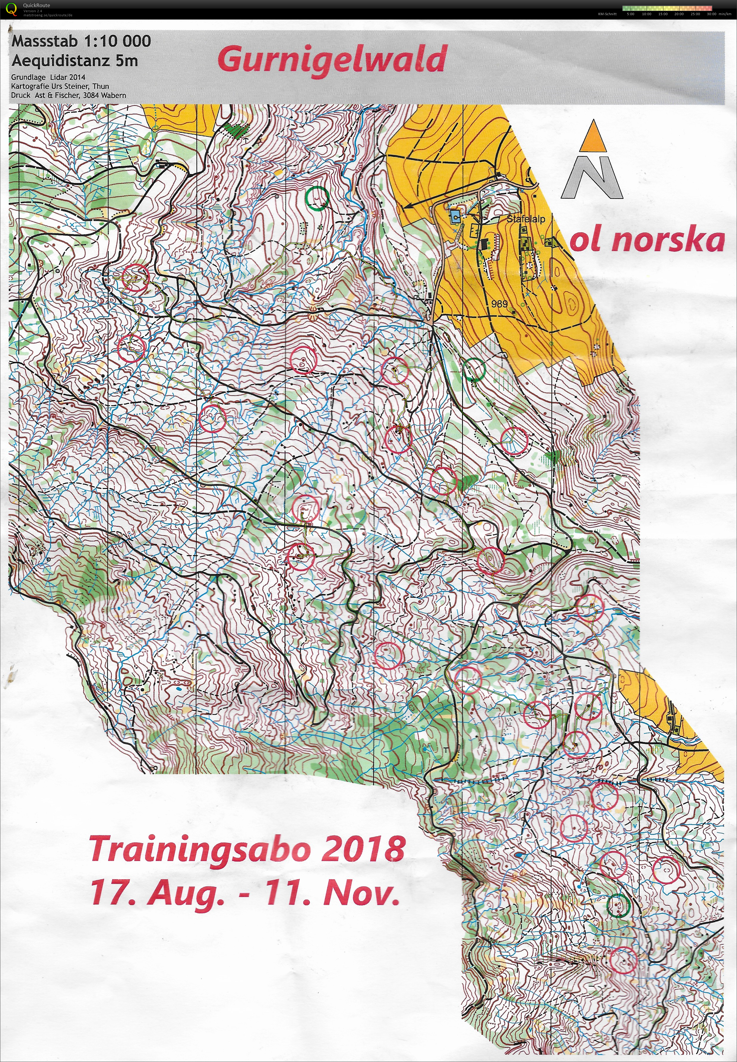 Trainingsabo Gurnigelwald (02-09-2018)